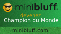 Zinedine joue au Minibluff